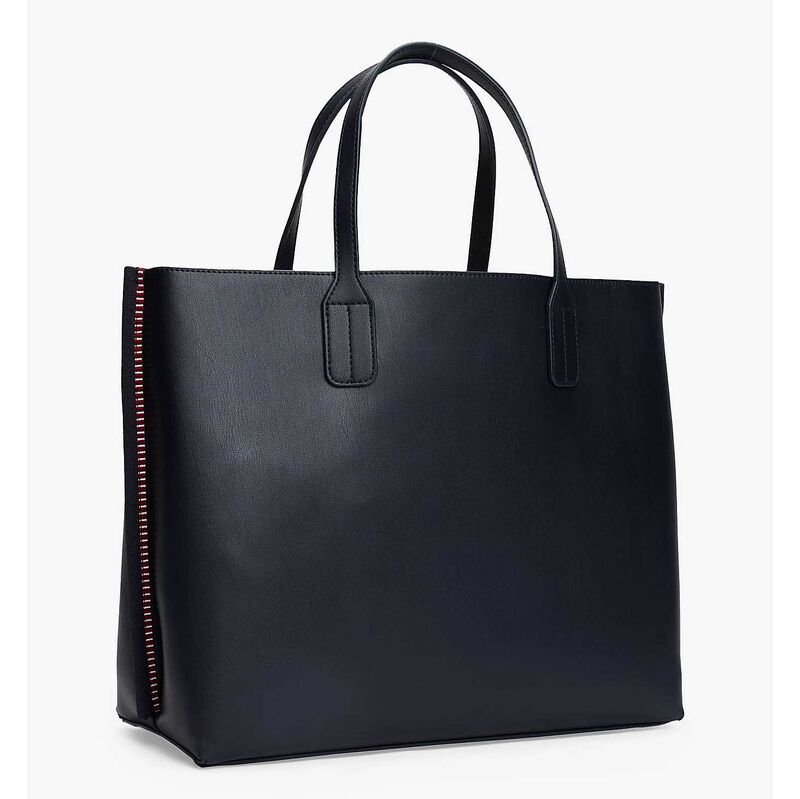 Tommy Hilfiger TH Monogram Signature Trim Satchel image number 3